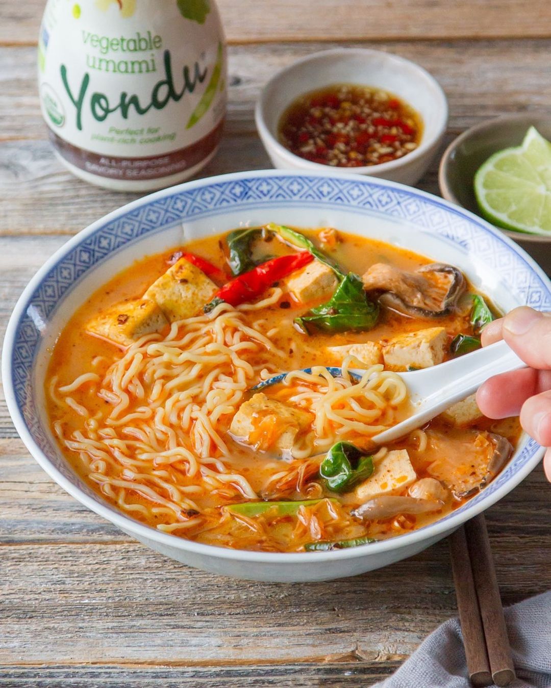 Creamy Tom Yum Noodle Soup