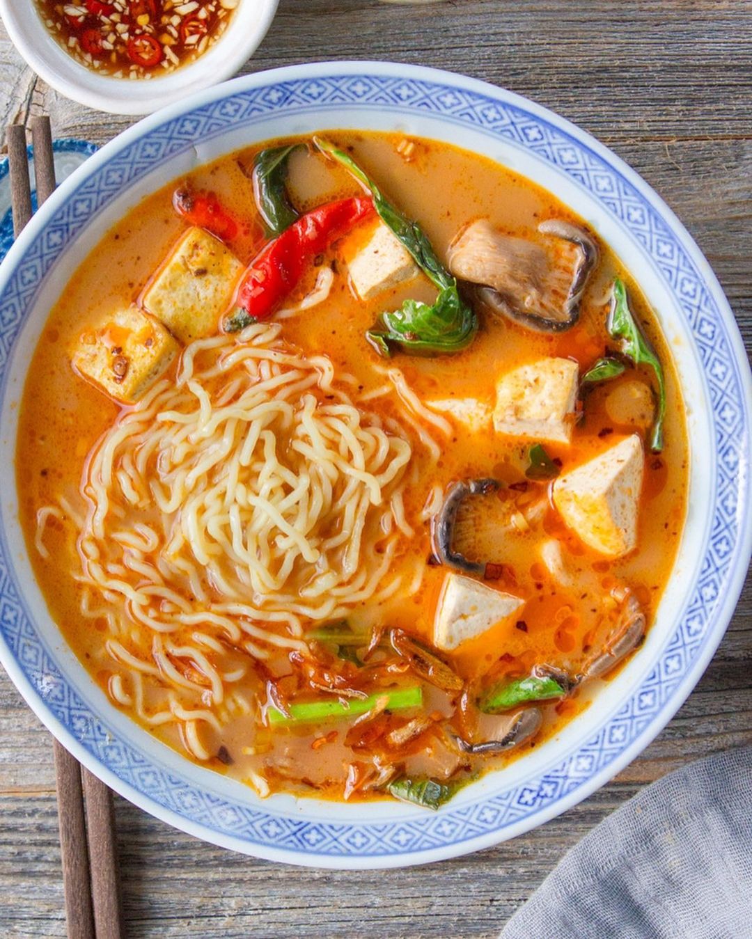 Creamy Tom Yum Noodle Soup
