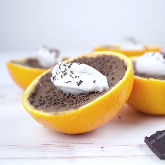 Vegan Chocolate Orange Mousse