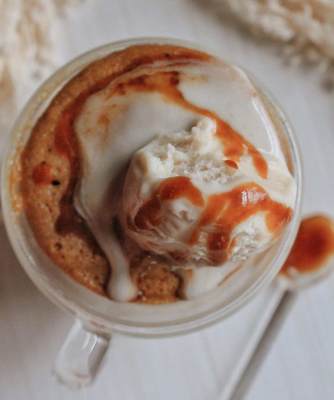 Caramel Macchiato Mug Cake