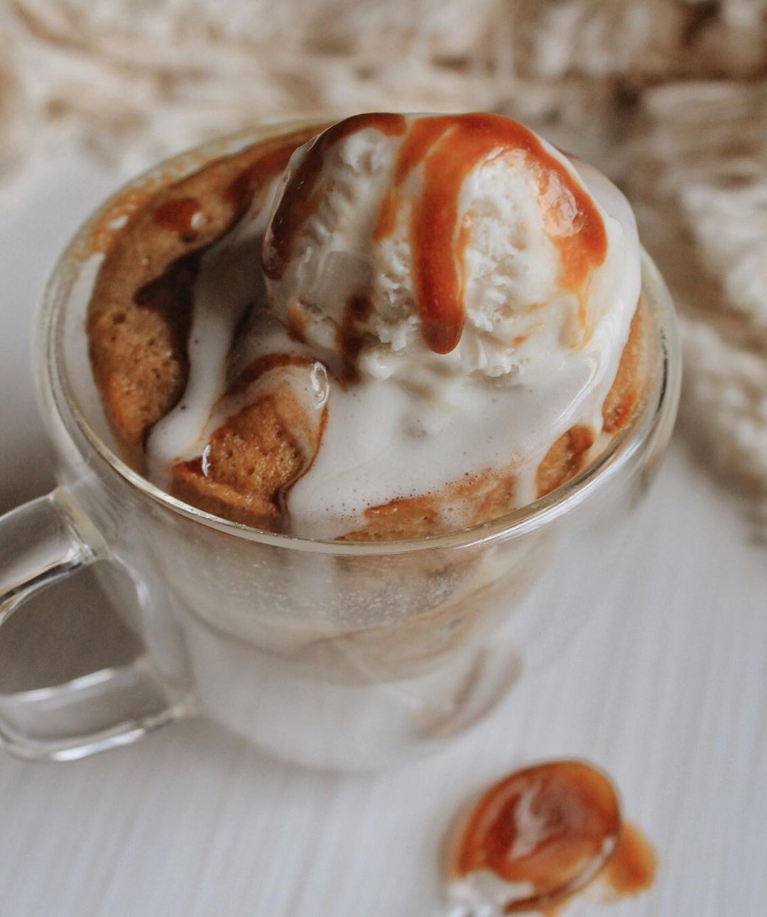 Caramel Macchiato Mug Cake