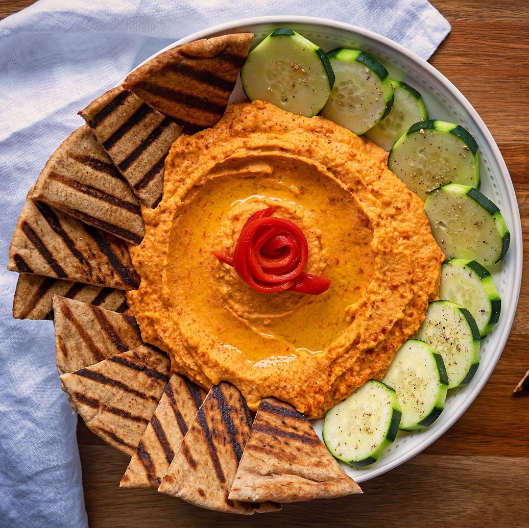 Roasted Red Pepper Hummus