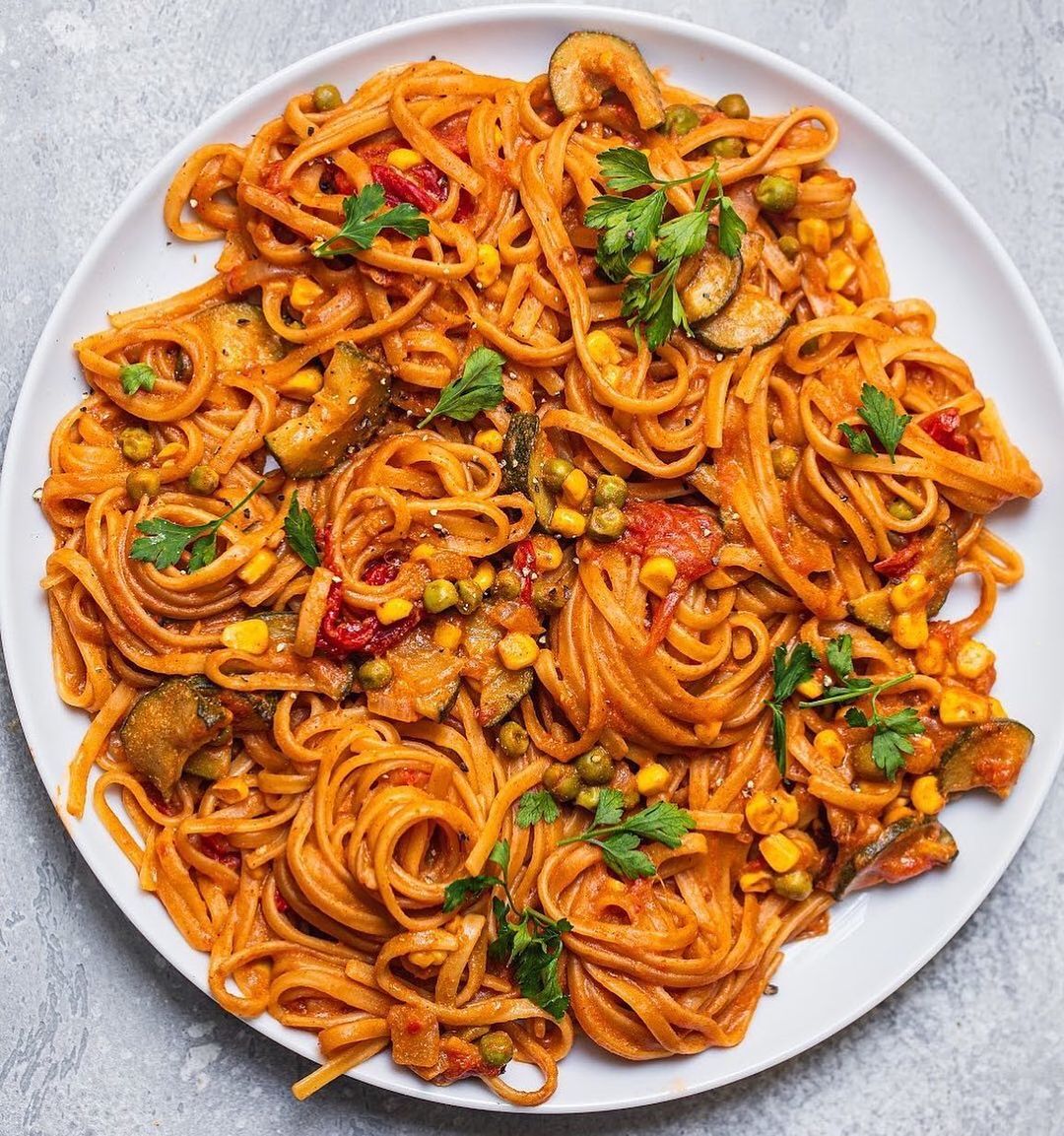 Creamy Tomato Sauce Linguine