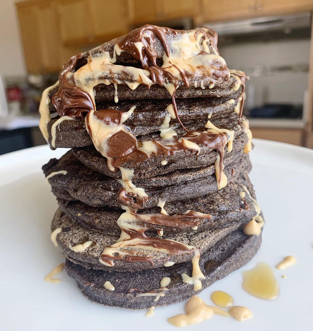Vegan Buckwheat Pancake Stack
