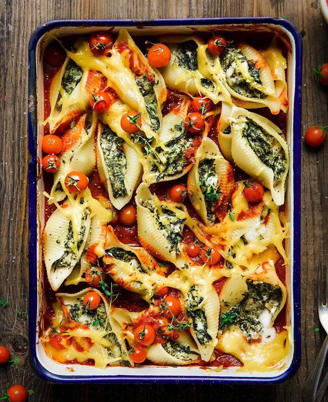 Vegan Spinach + ‘Feta’ Pasta
