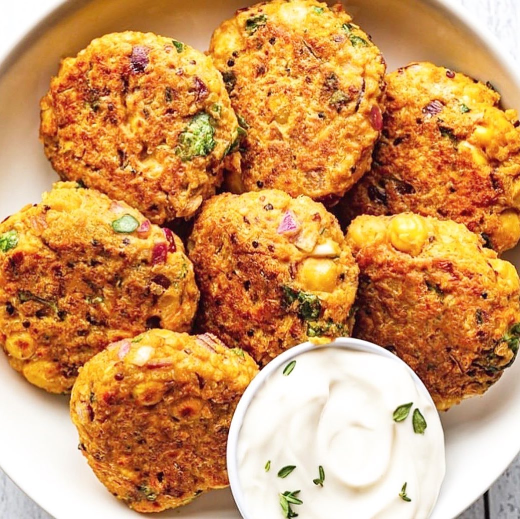 Gluten-Free Oil-Free Chickpea Quinoa Burgers