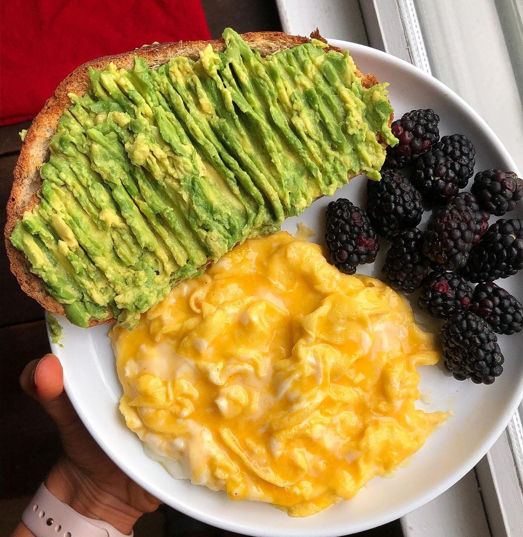 Scrambled Eggs + Avocado Toast