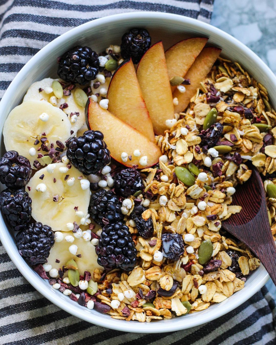 Homemade Maple Tahini Granola