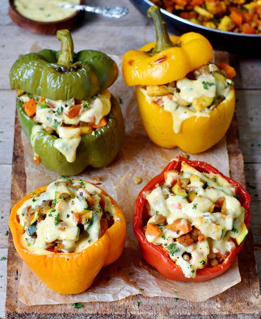 Vegan Stuffed Bell Peppers