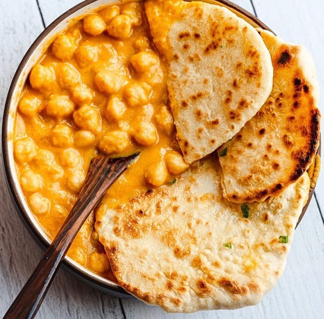 Easy Vegan Naan Bread
