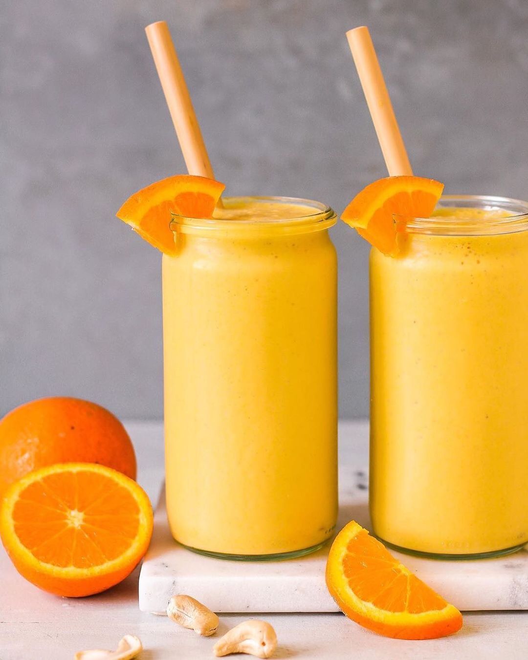 Refreshing Orange Banana Turmeric Smoothie