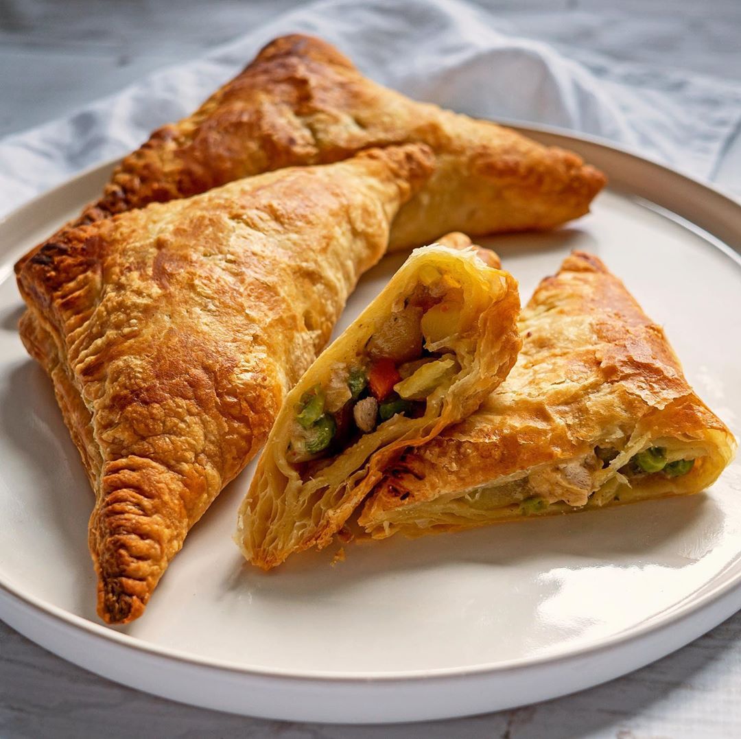 Chicken Pot Pie Turnovers