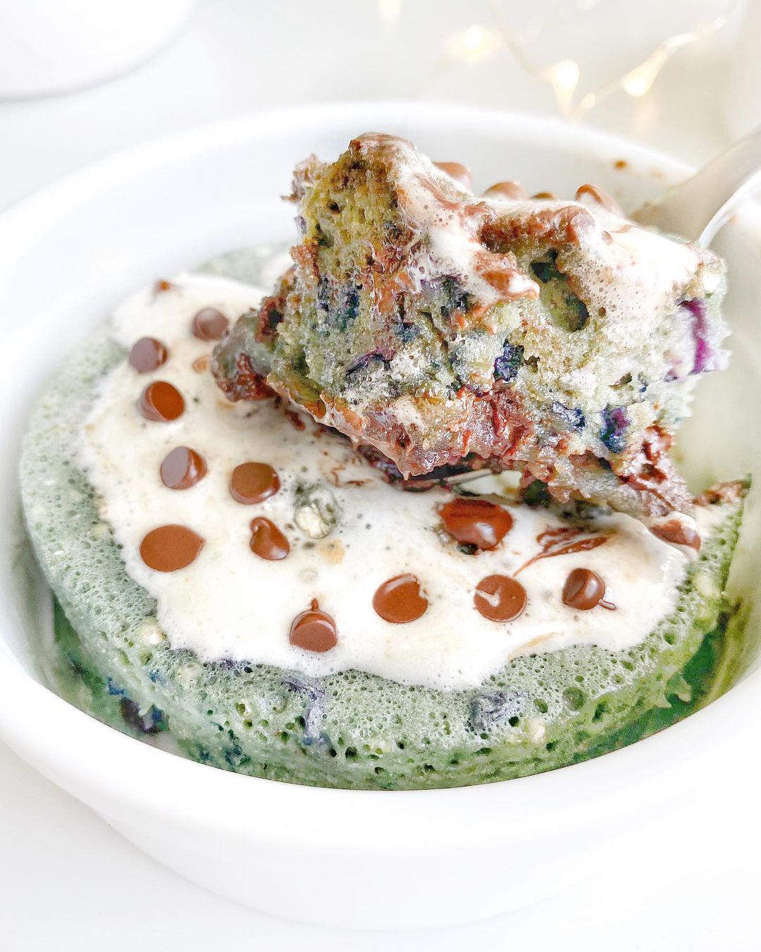 Blueberry S’mores Mug Cake