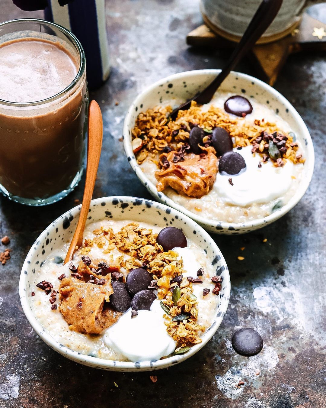 Delicious Cinnamon Coconut Porridge Bowls