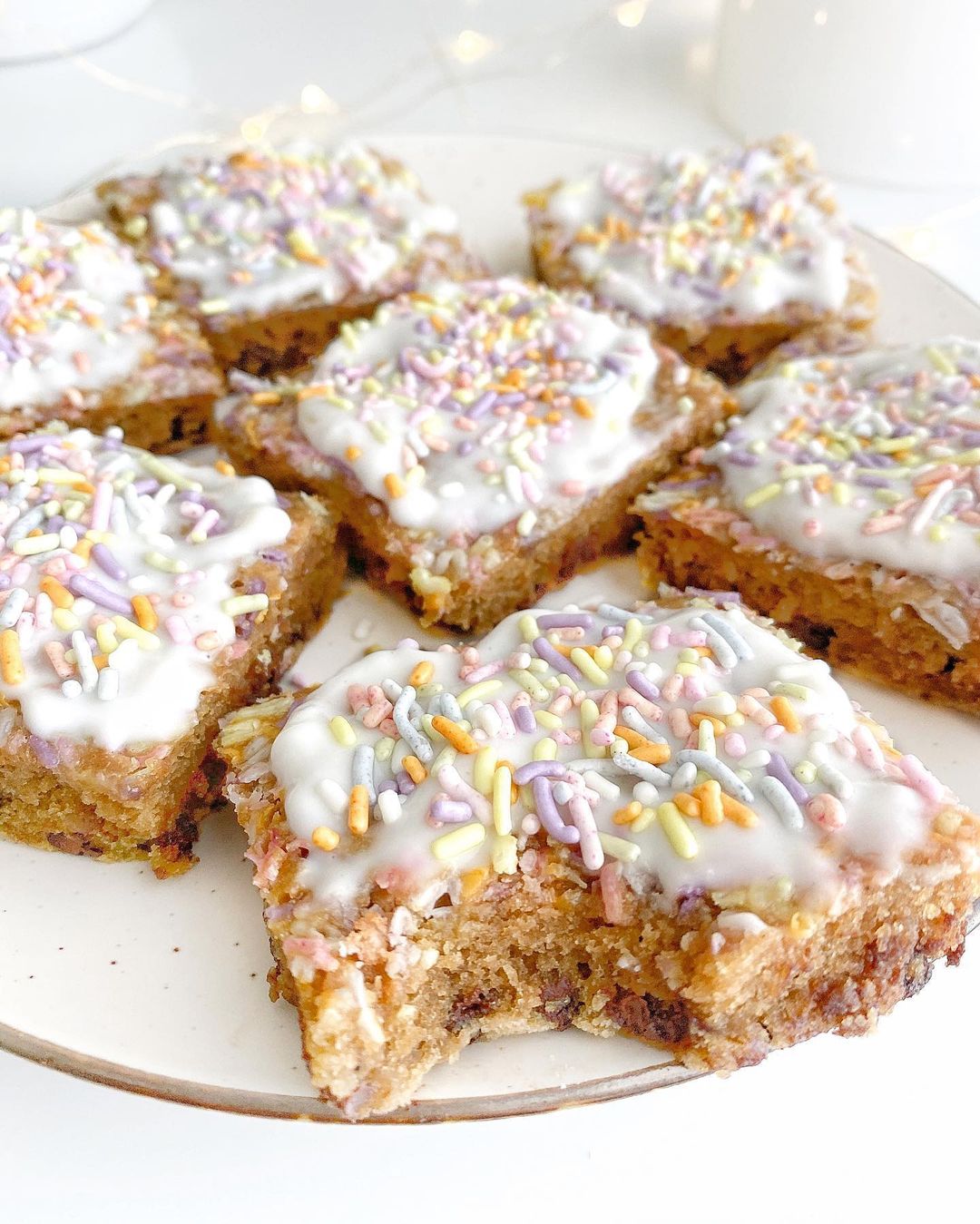 Cake Batter Bars
