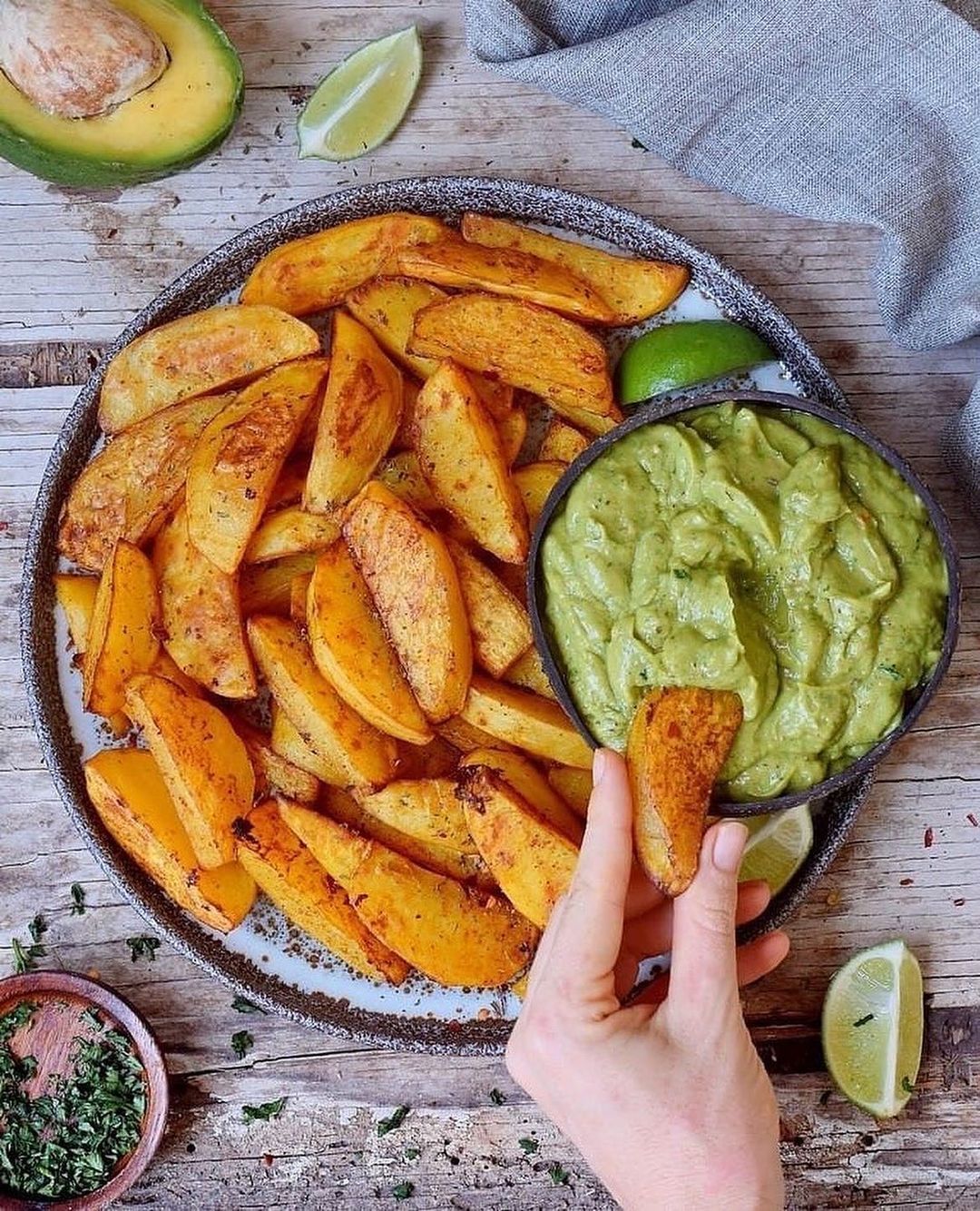 Baked Potato Wedges