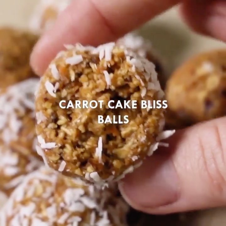 Carrot Cake Bliss Balls