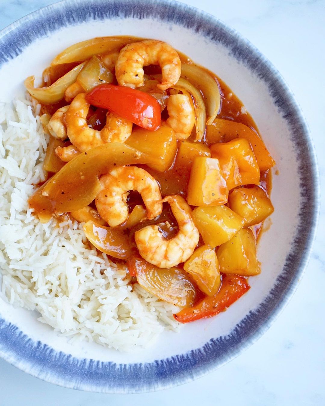 Homemade Sweet and Sour Prawn
