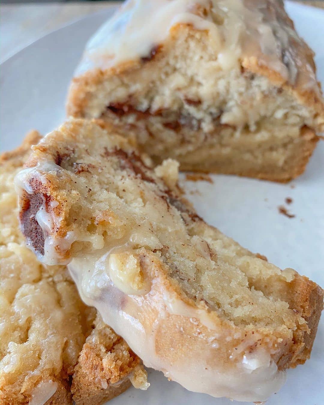 Vegan Gluten-Free Cinnamon Loaf with Icing