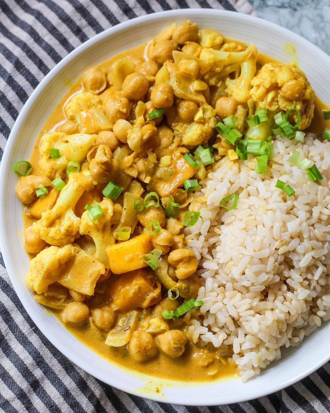 Coconut Mango Chickpea Curry