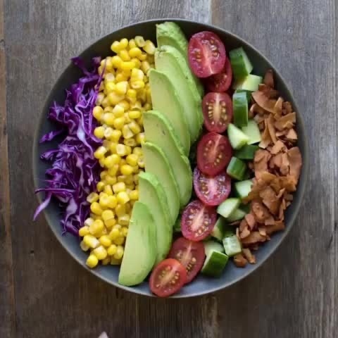 Coconut Bacon Salad Bowl