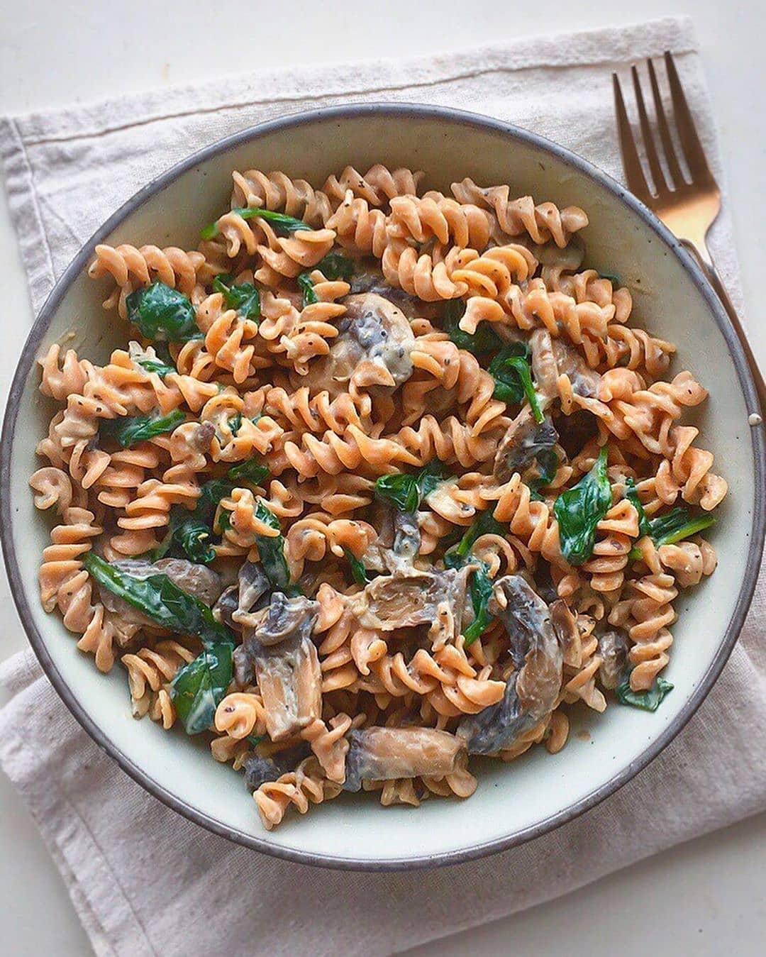 Creamy Garlic Mushroom Pasta