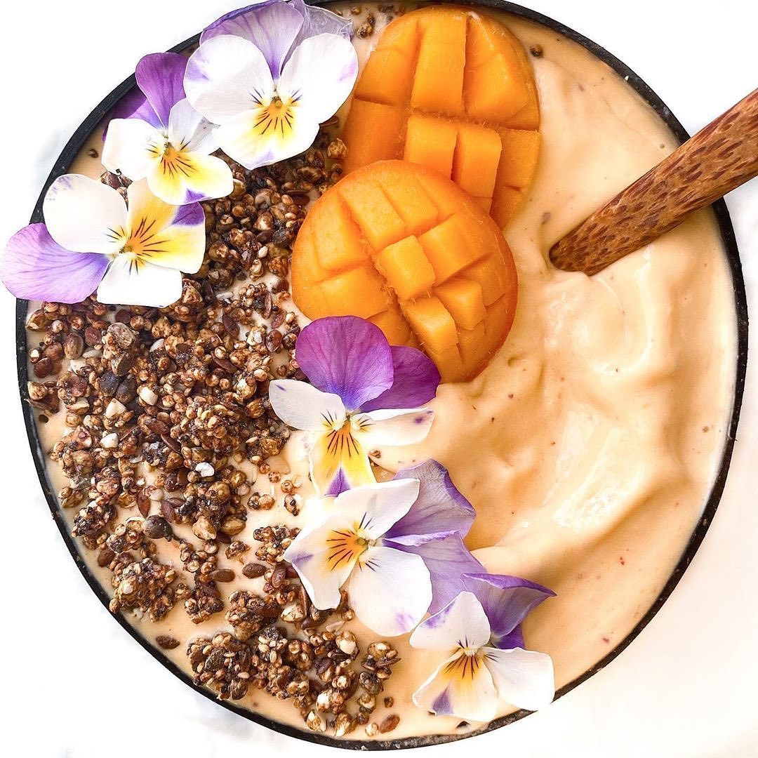 Frozen Papaya Mango Peach Smoothie