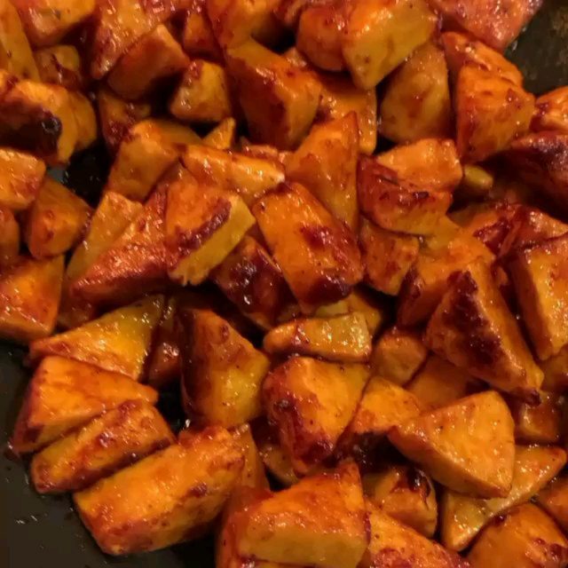 Honey BBQ Tofu with Crispy Coating