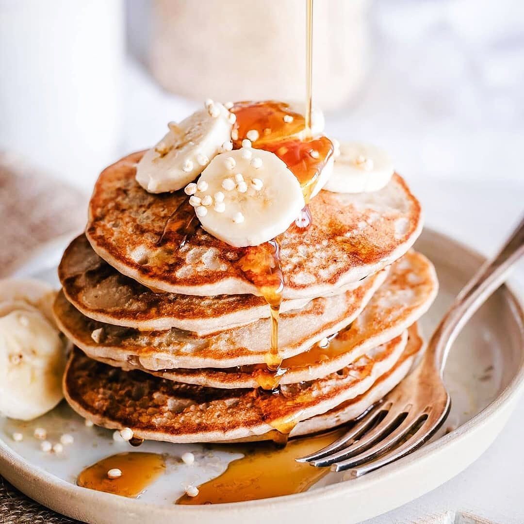 Easy Banana Buckwheat Pancakes
