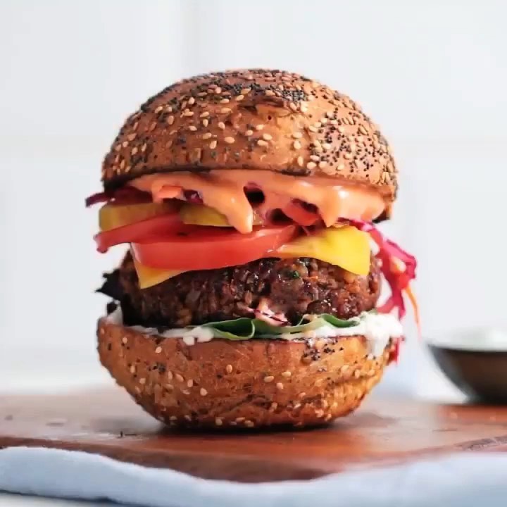 Homemade Easy Vegan Burger