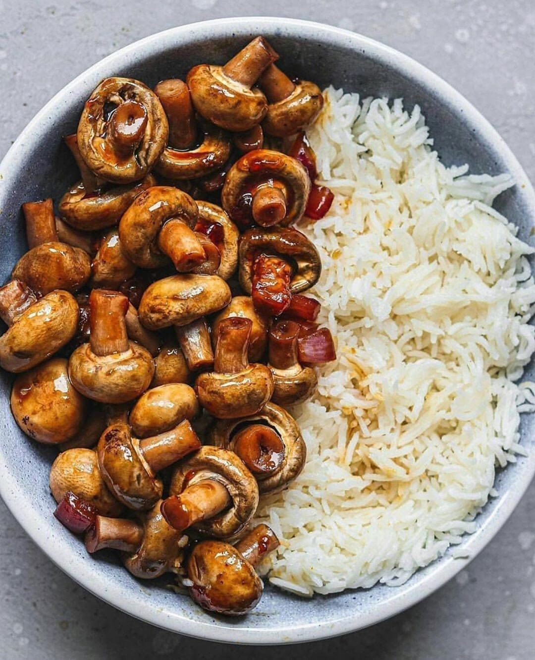 Easy Miso Glazed Mushrooms