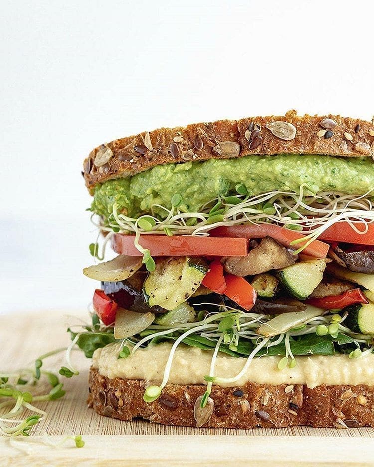 Roasted Veggie Sandwich