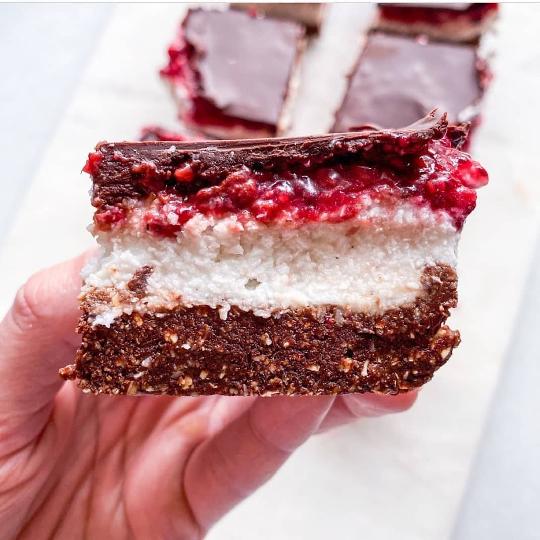 Raw Vegan Lamington Slice