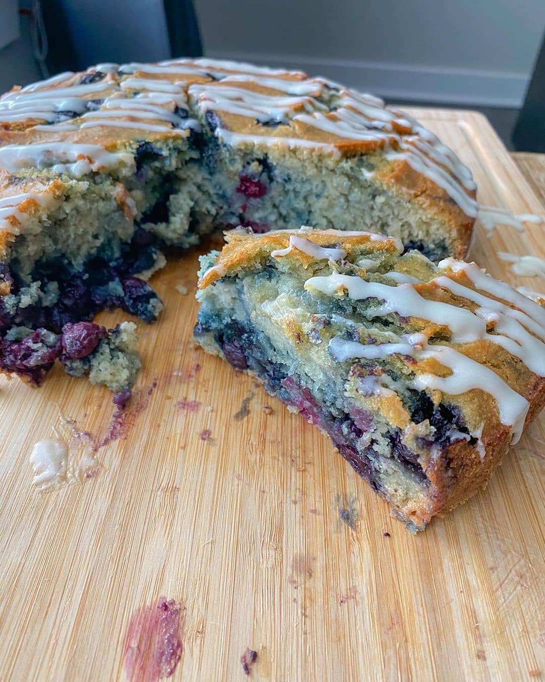 Vegan Blueberry Lemon Loaf