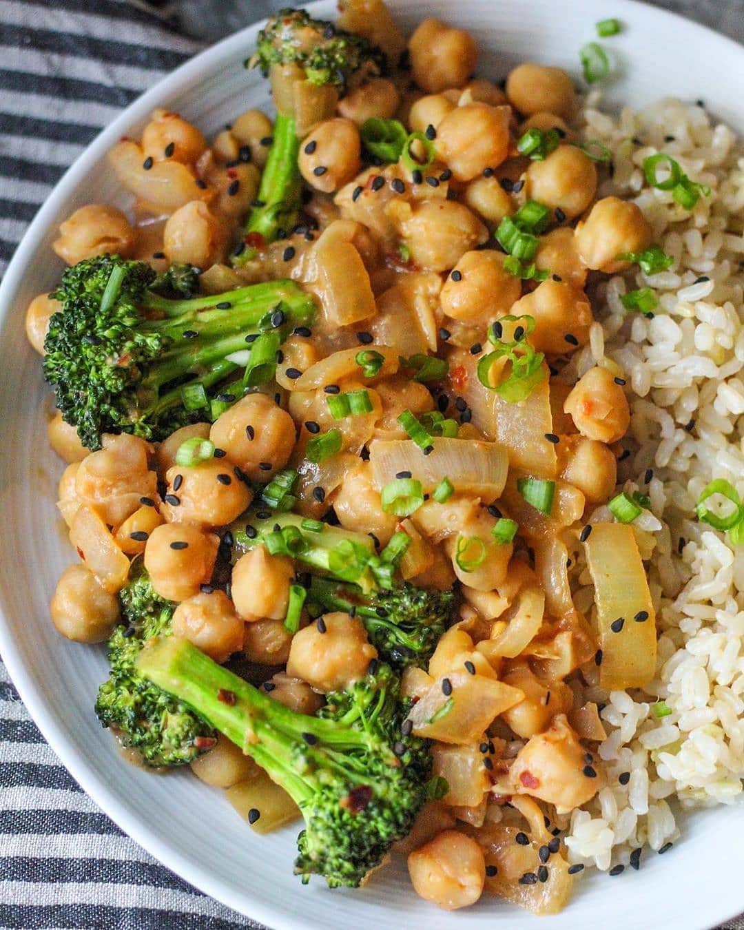 ​Peanut Miso Chickpeas