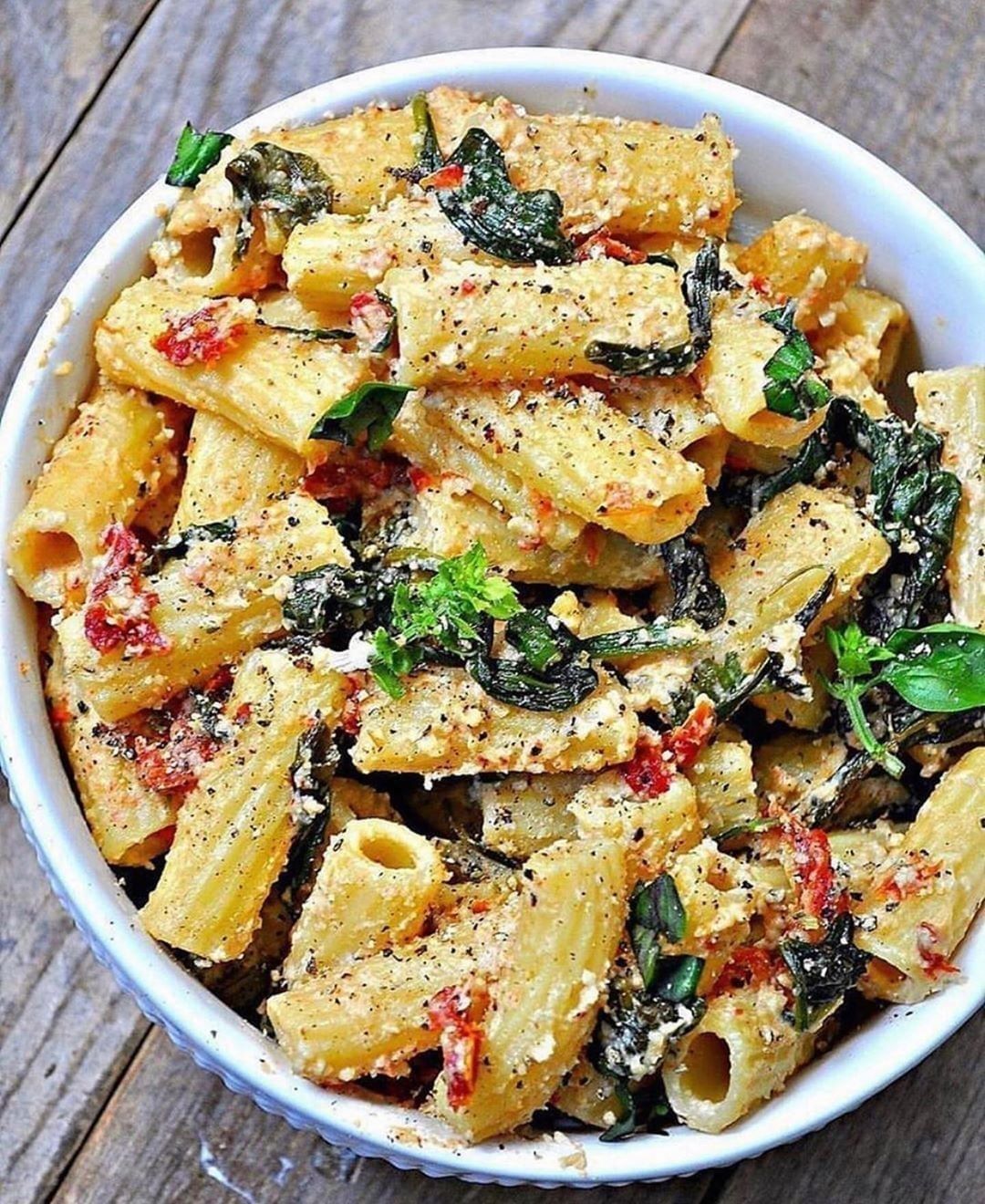 Vegan Tuscan Rigatoni Pasta