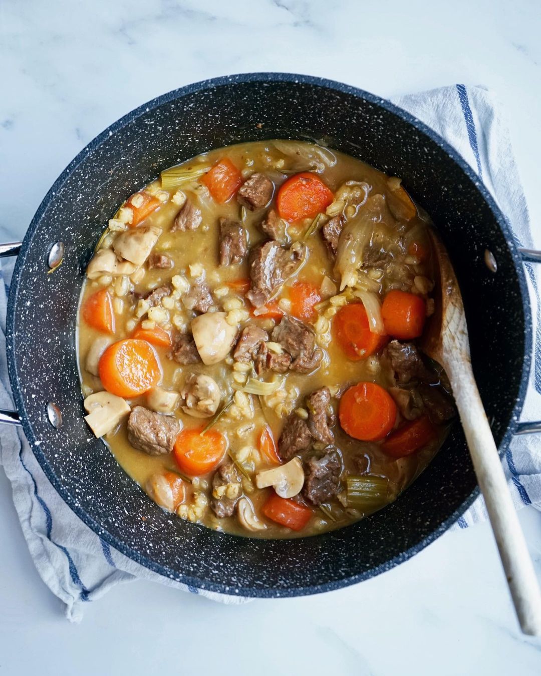 My Granny's Beef and Pearl Barley Stew