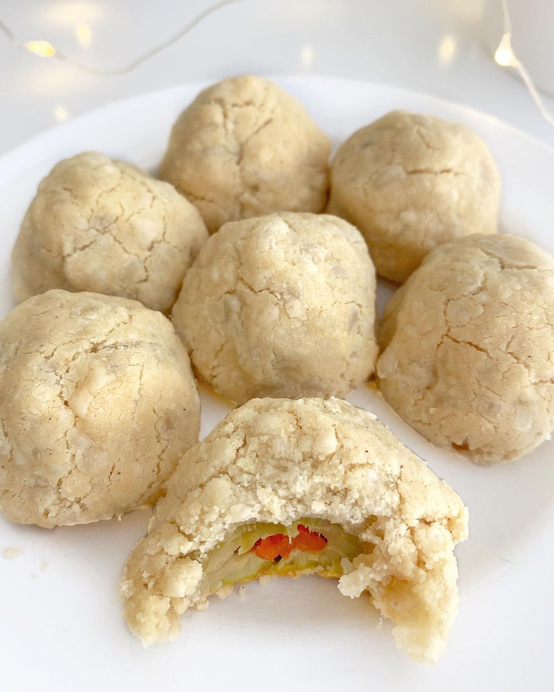 Vegan Gluten-Free Olive Cheese Balls
