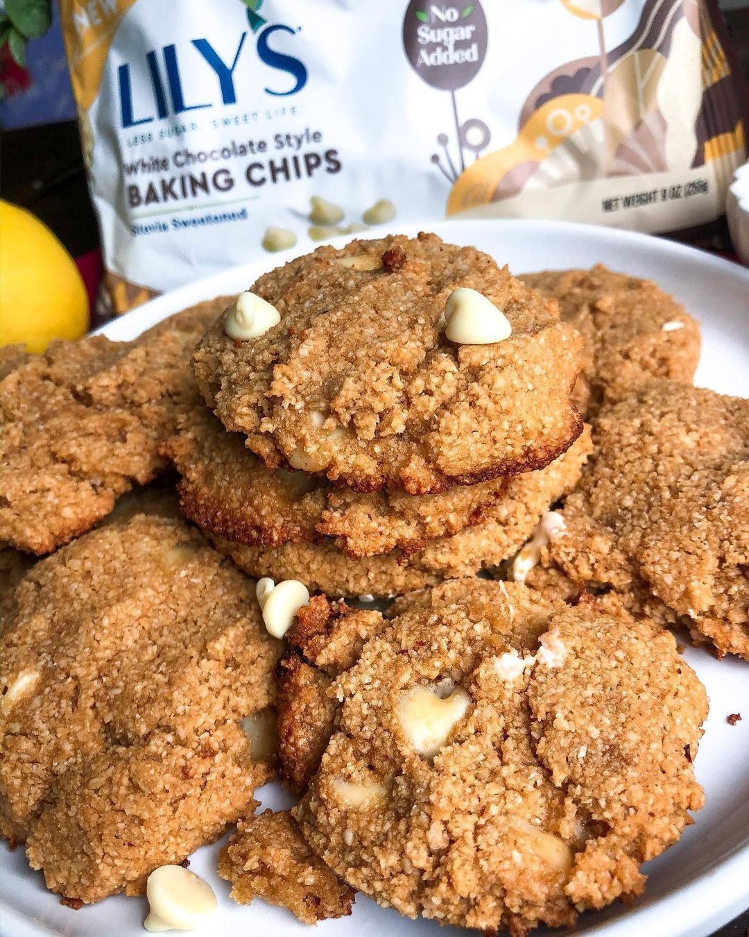 White Chocolate Chip Lemon Cookies