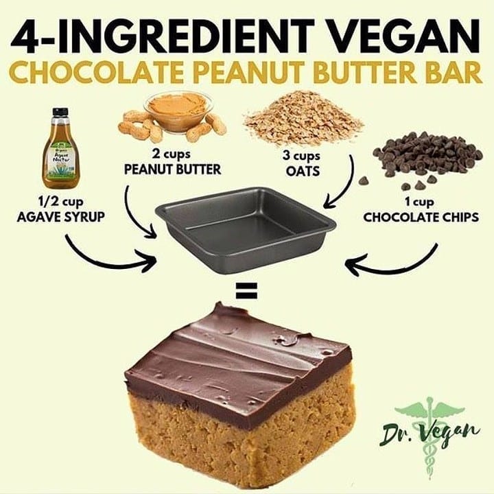 Vegan Peanut Butter Oat Bars