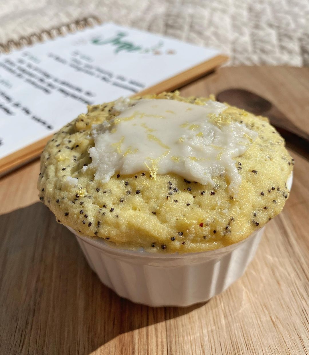 Gluten-Free Lemon Poppyseed Mug Cake