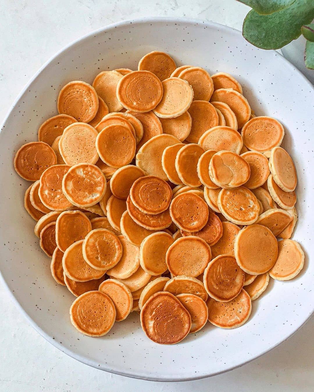 Vegan Pancake Cereal with Syrup and Berries