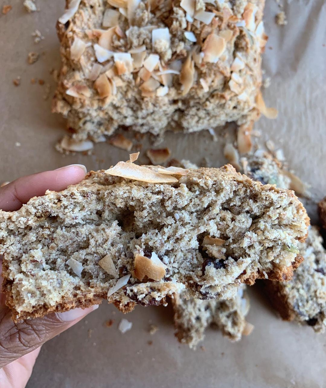 Toasted Coconut Banana Bread