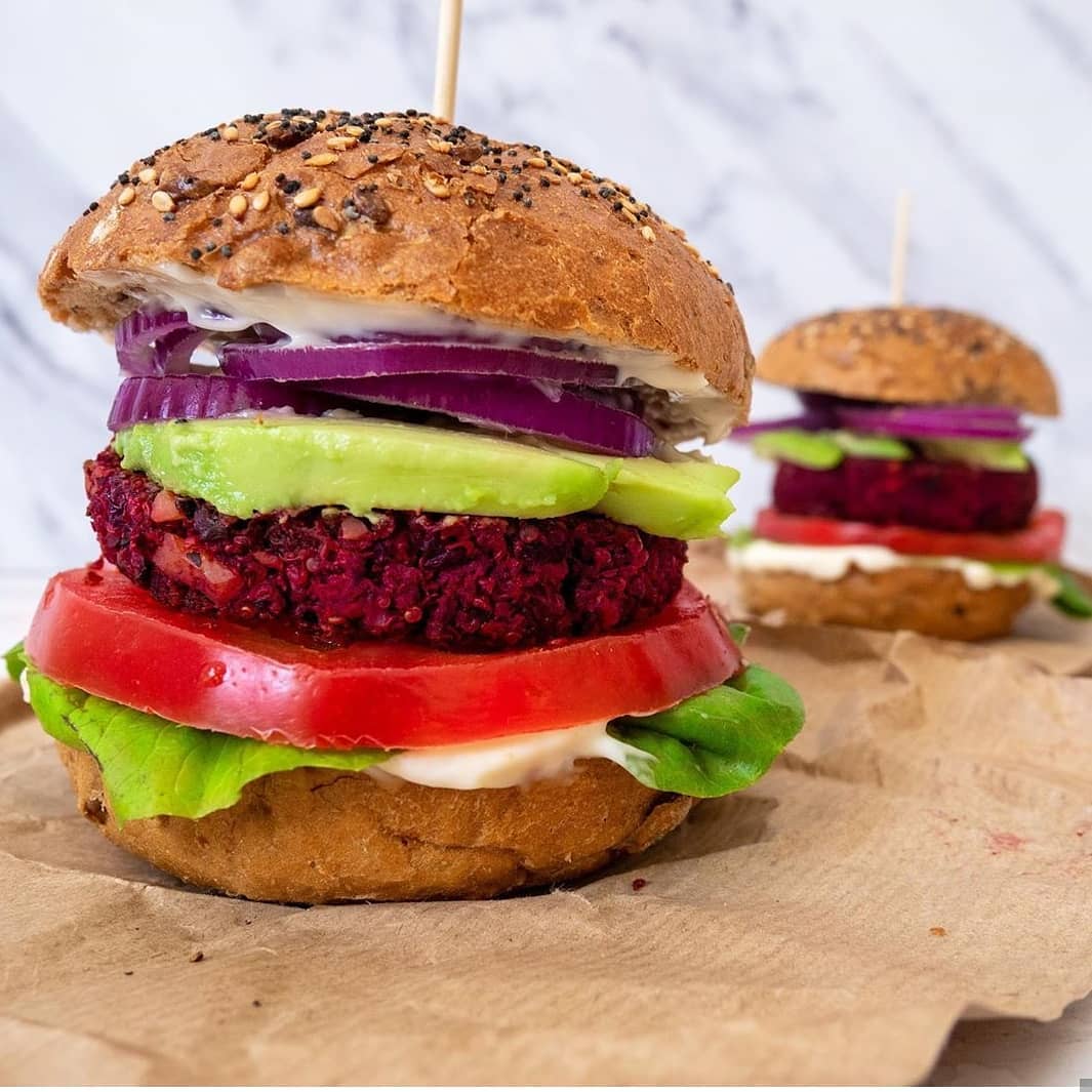 Loaded Beet Burgers