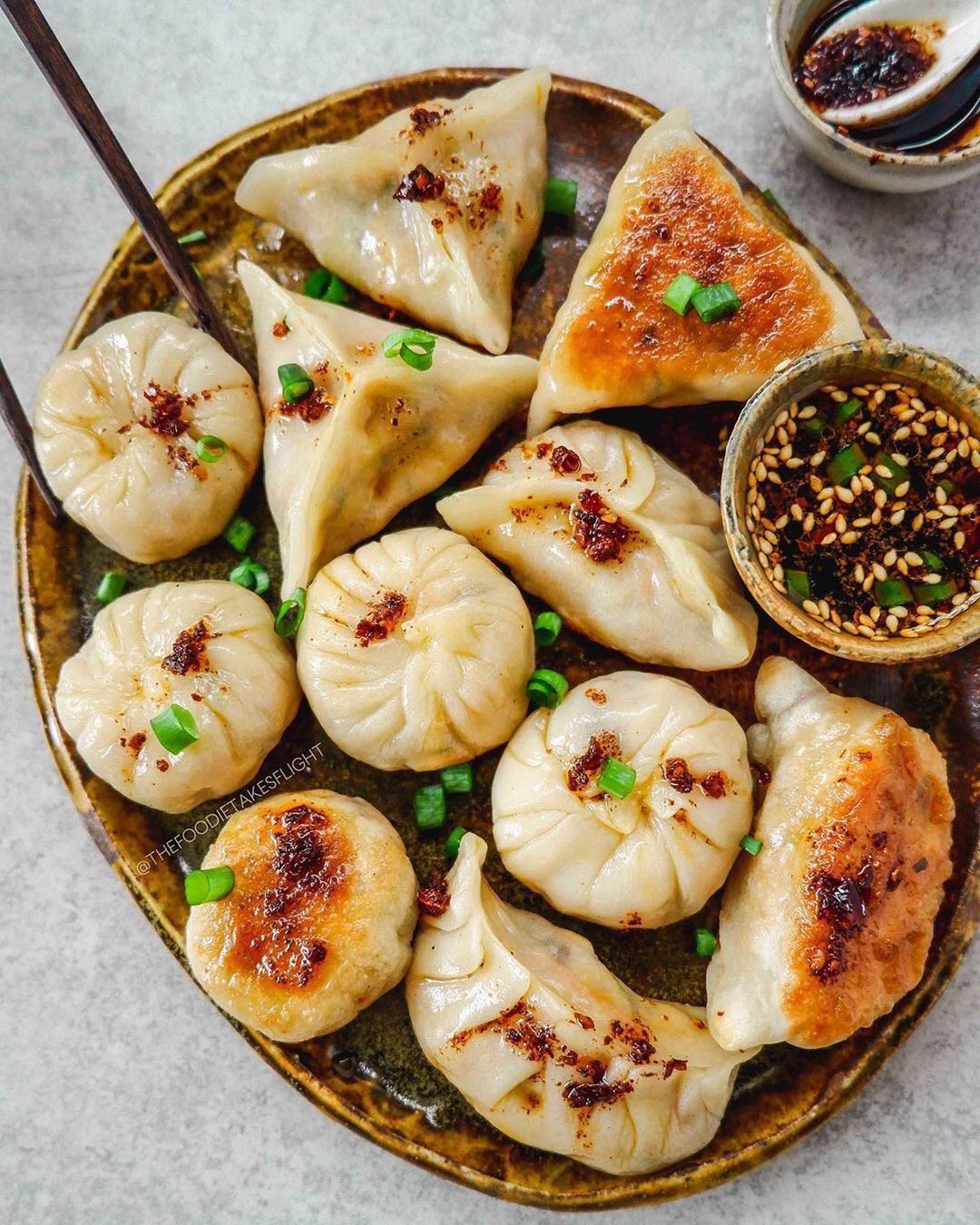 Vegan Tofu and Mushroom Dumplings