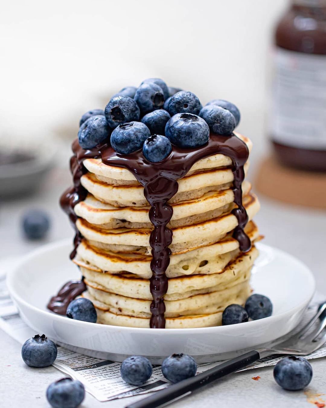 Super Fluffy Vegan Pancakes