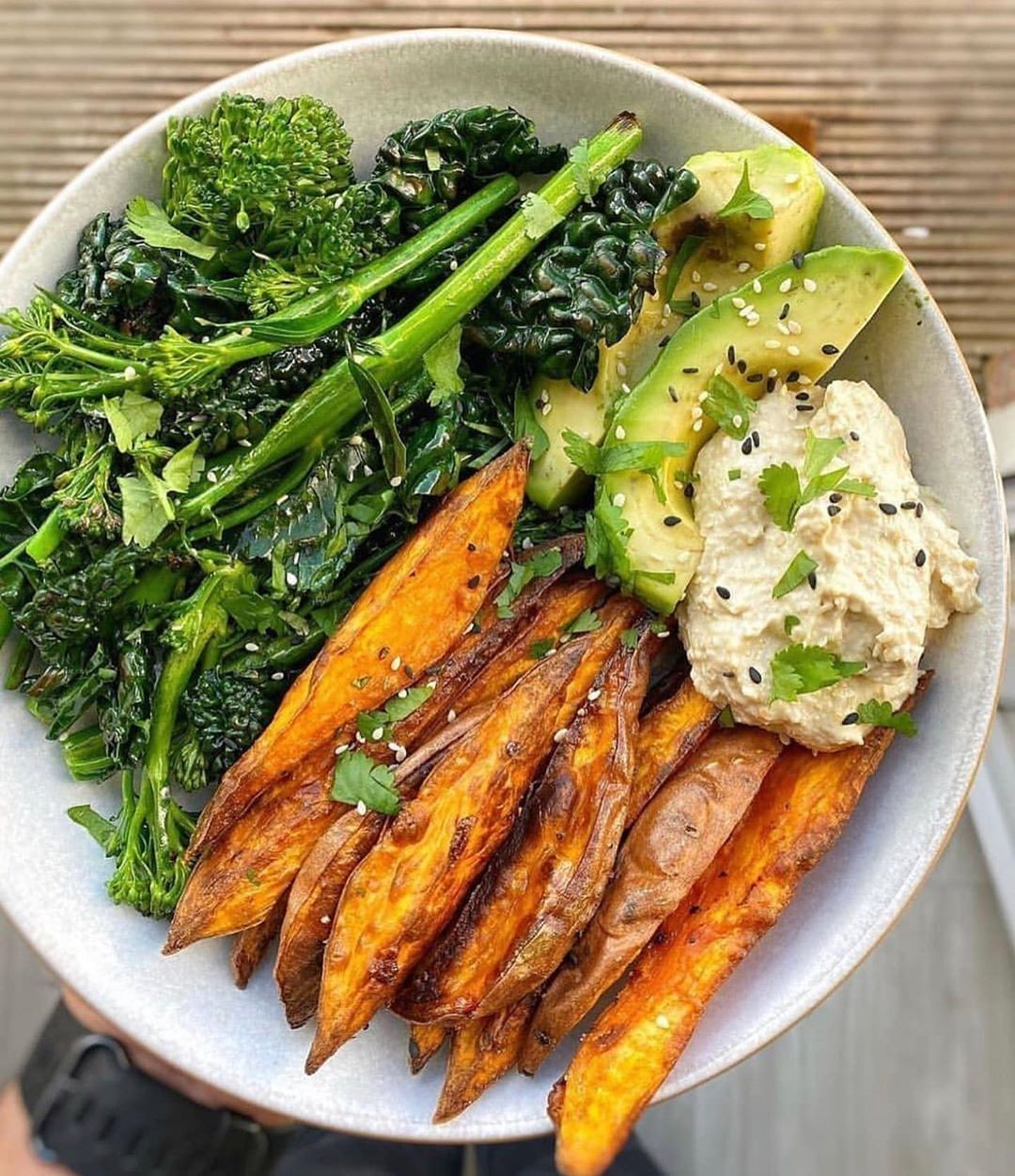 Roasted Sweet Potato Vegan Bowl