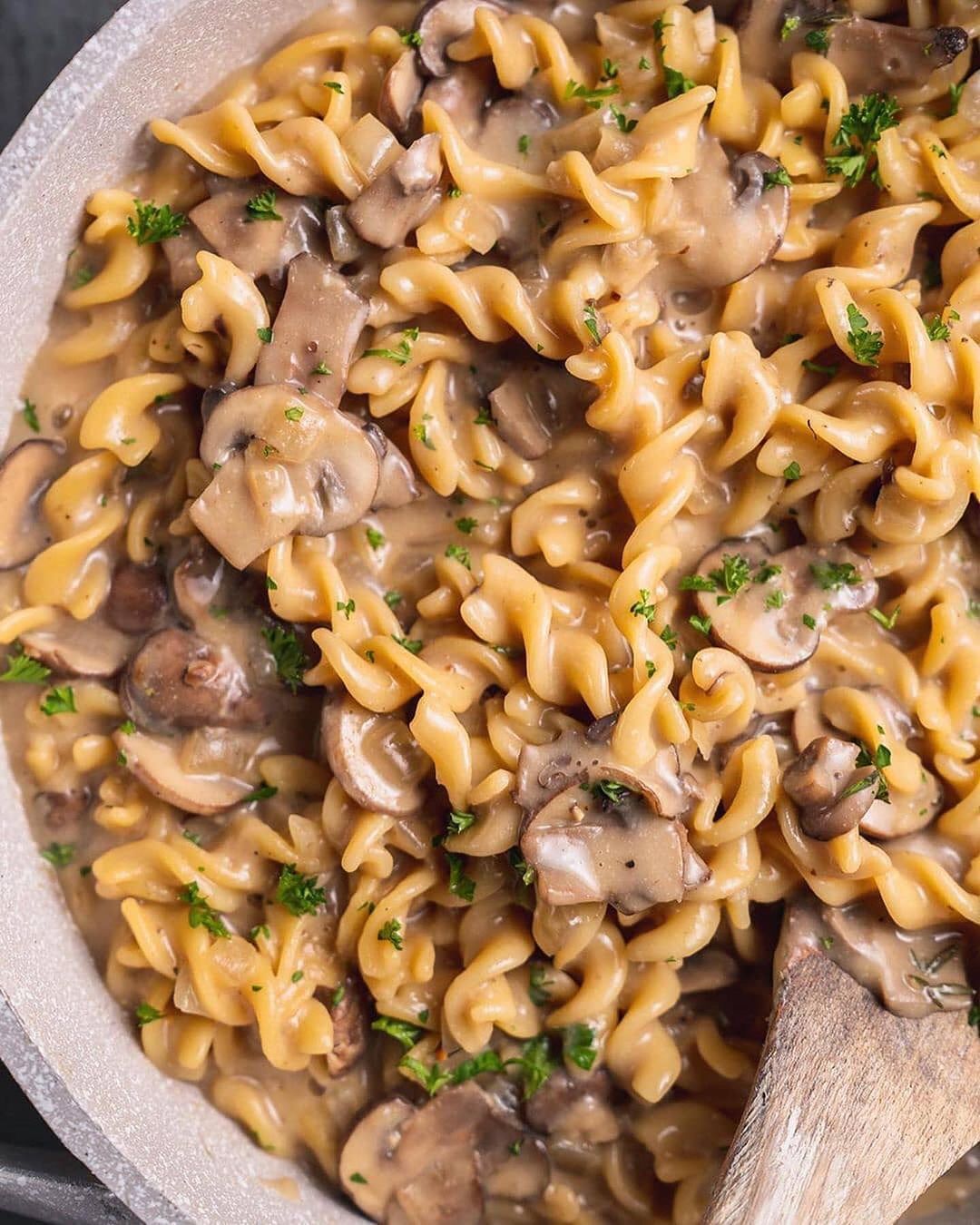 Vegan Mushroom Stroganoff