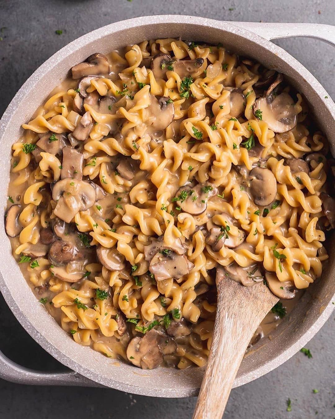 Vegan Mushroom Stroganoff