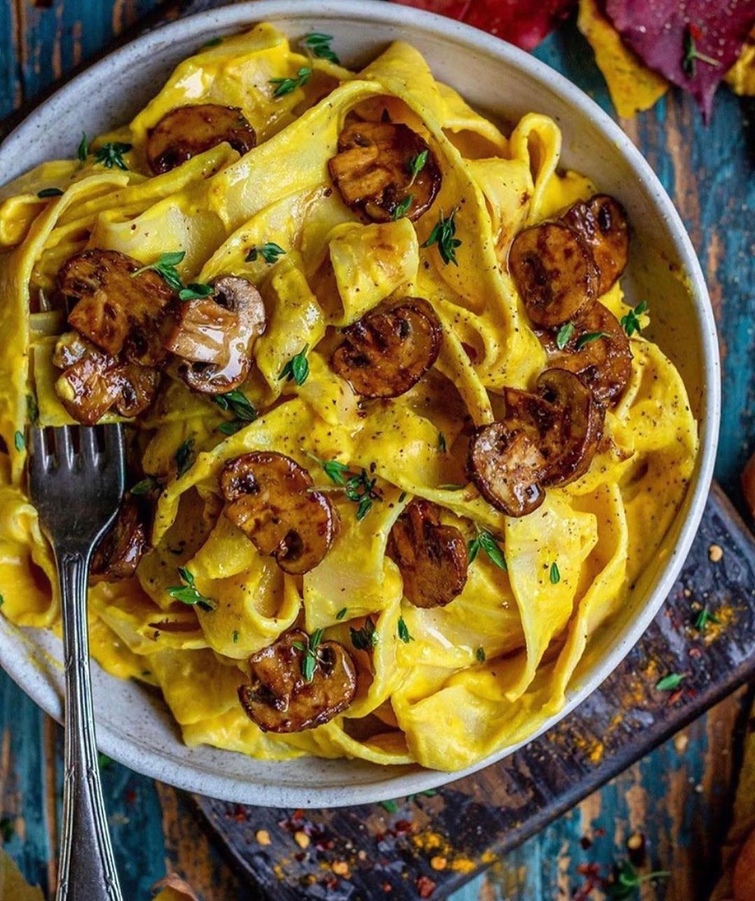 Cheesy Pumpkin Pasta